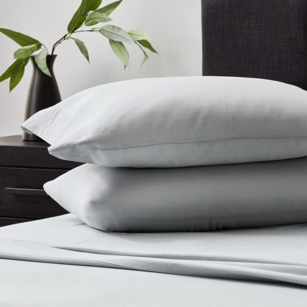 Malouf Linen Weave Cotton Sheets Set (9) Malouf Linen-Weave Cotton
