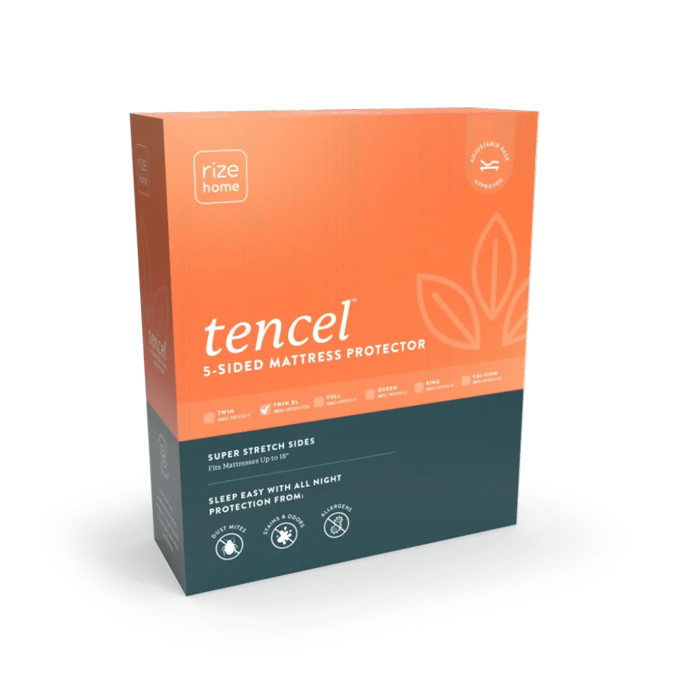 Rize Five Sided Tencel Mattress Protector Rize Five Sided Tencel Mattress Protector