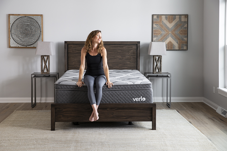 v7 Verlo_0090_04 copy Verlo V7 - The v7 collection comes in two different types of support system, in three comfort feels (firm, plush or Eurotop), as well as a hybrid or foam option.