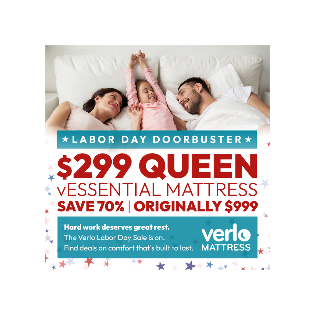 Labor Day Sale At Verlo Mattress