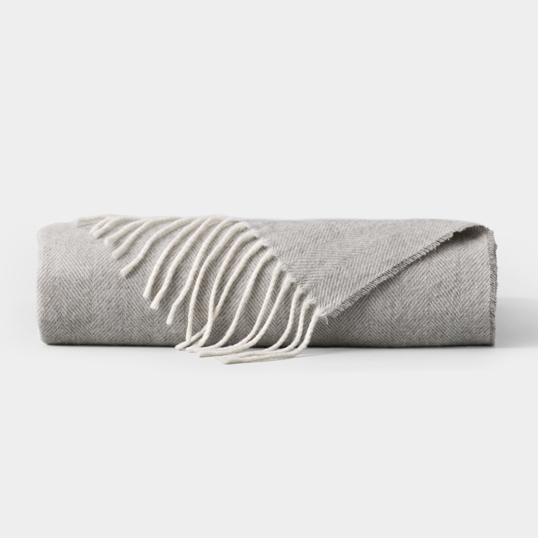 Cozy Earth Bamboo Herringbone Tassel Throw Cozy Earth Bamboo Herringbone Tassel Throw