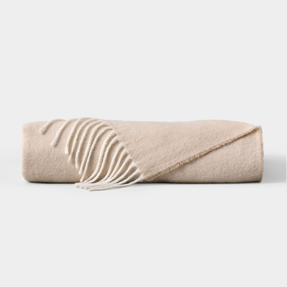 Cozy Earth Bamboo Herringbone Tassel Throw Cozy Earth Bamboo Herringbone Tassel Throw
