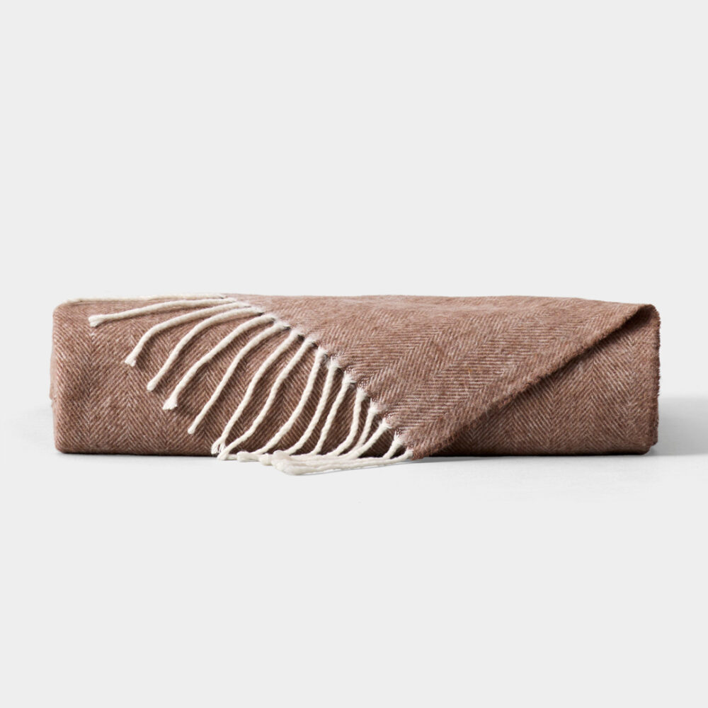 Cozy Earth Bamboo Herringbone Tassel Throw Cozy Earth Bamboo Herringbone Tassel Throw