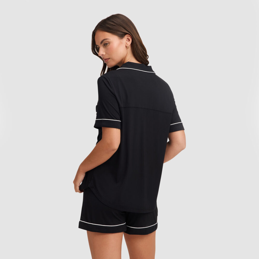 Cozy Earth Women's Bamboo Stretch-Knit Classic Short Sleeve Pajama Top Cozy Earth Women's Bamboo Stretch-Knit Classic Short Sleeve Pajama Top
