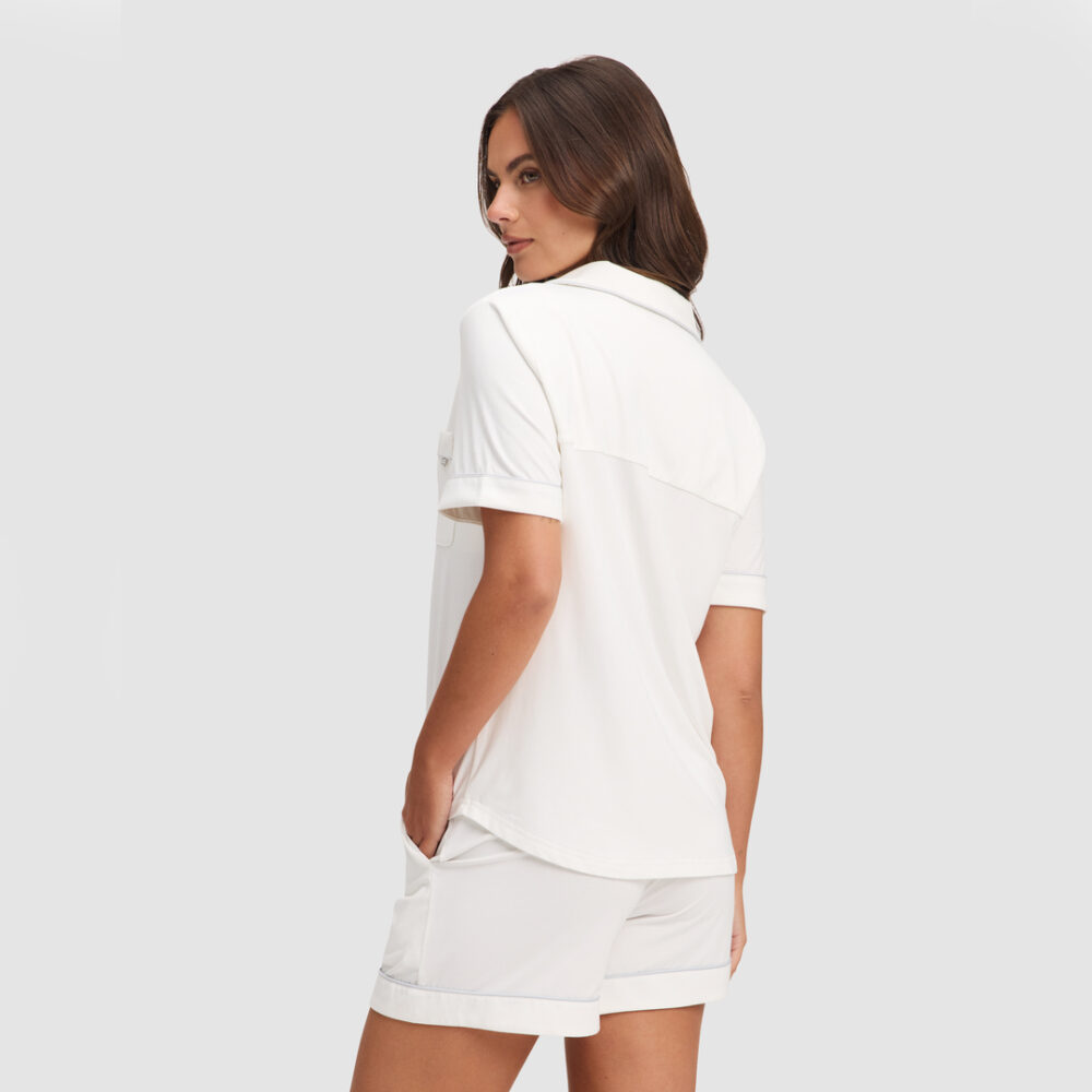 Cozy Earth Women's Bamboo Stretch-Knit Classic Short Sleeve Pajama Top Cozy Earth Women's Bamboo Stretch-Knit Classic Short Sleeve Pajama Top