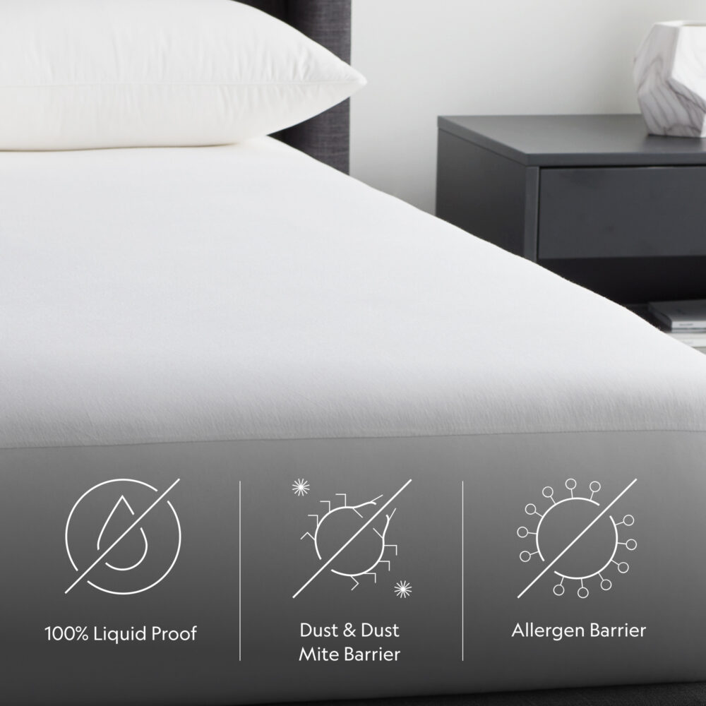 Malouf Five Sided Mattress Protector Malouf Five Sided Mattress Protector