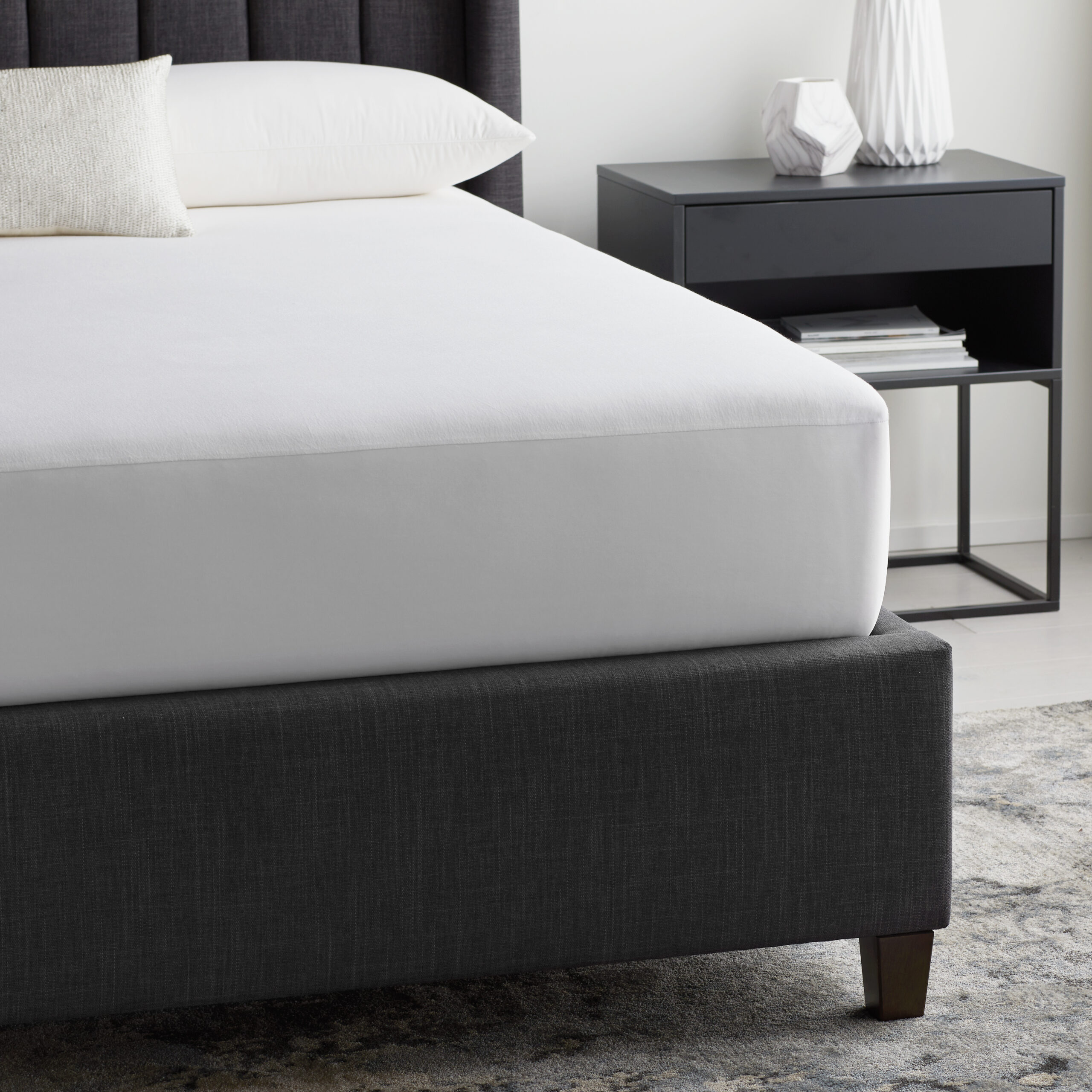 Malouf Five Sided Mattress Protector Malouf Five Sided Mattress Protector