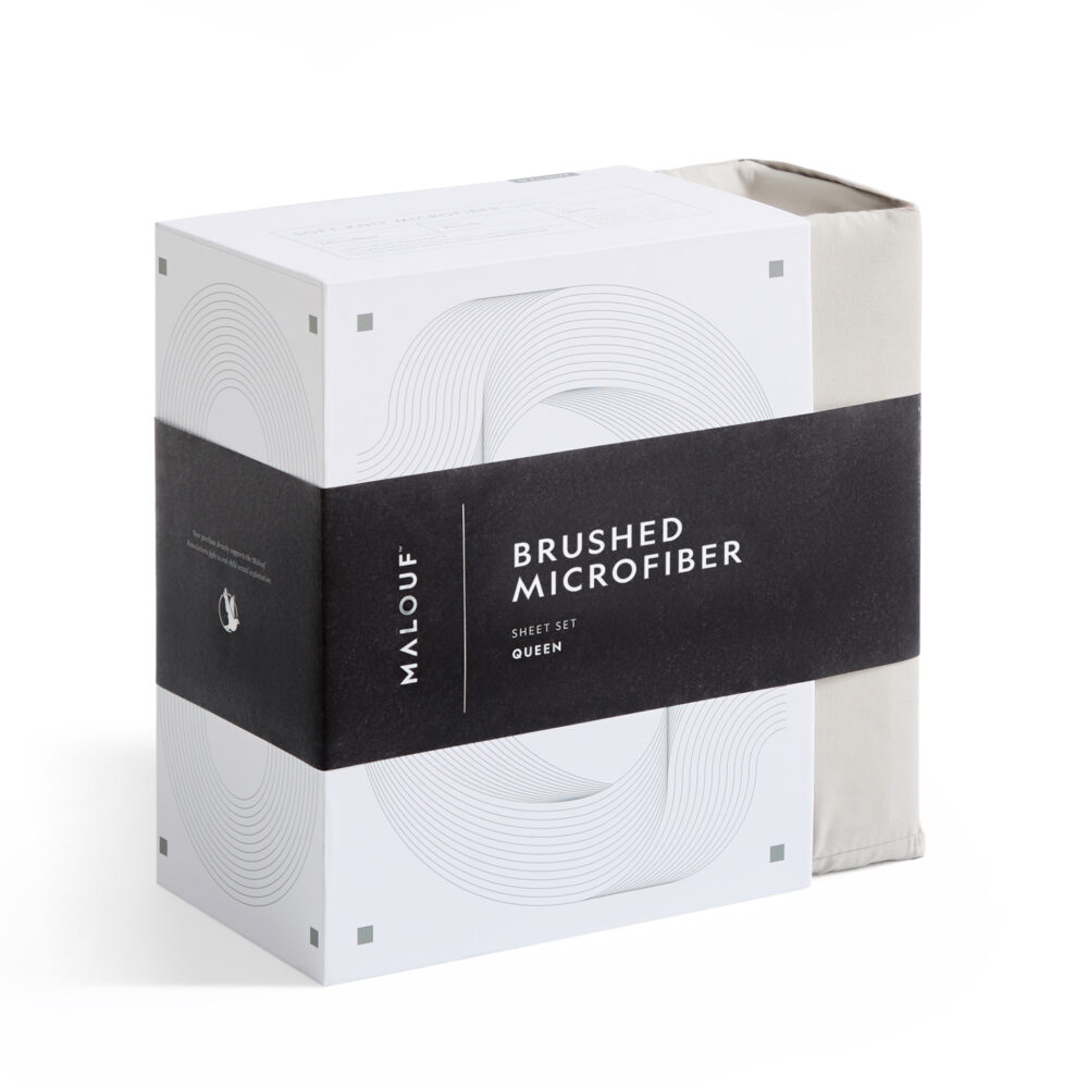 Malouf Brushed Microfiber Sheet Set