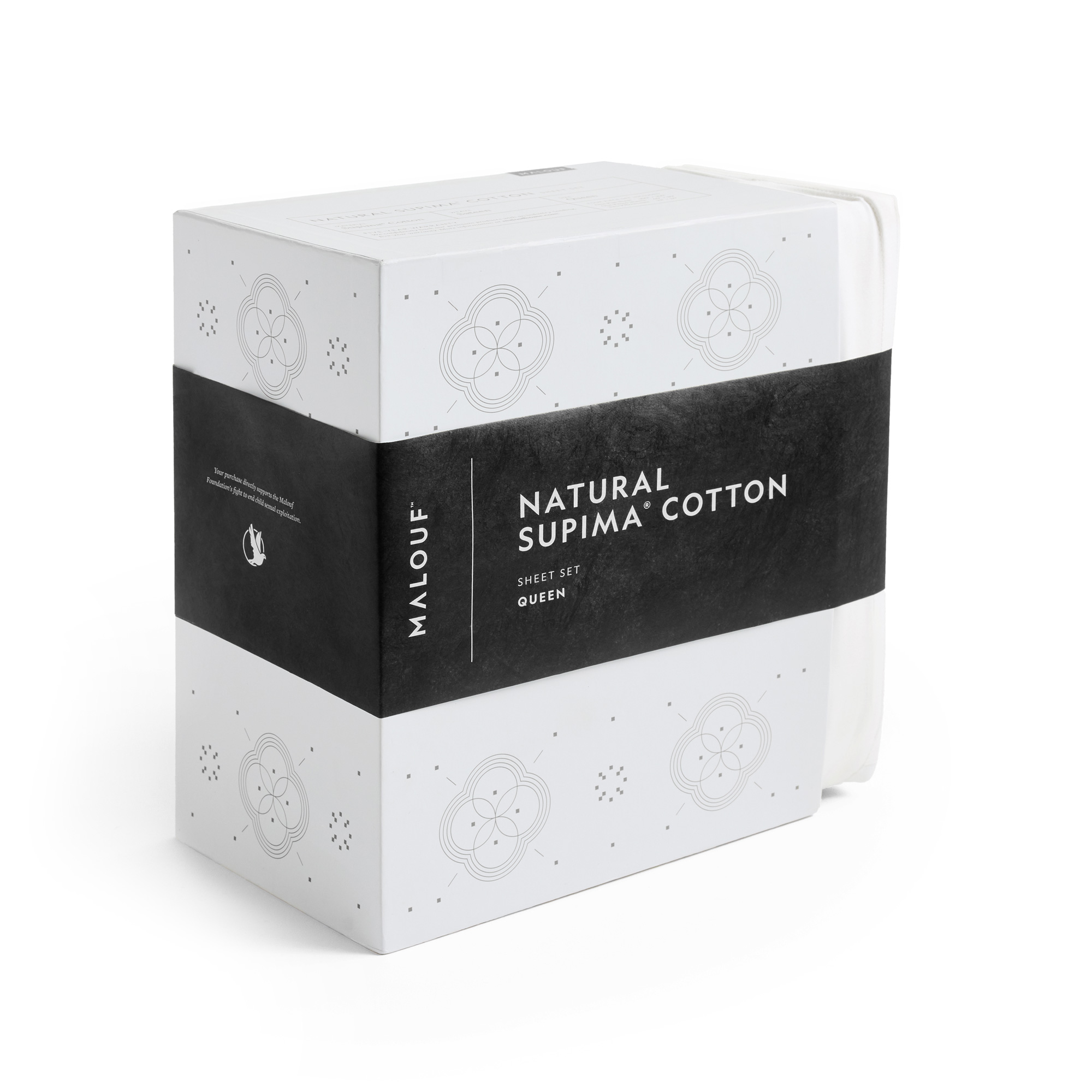 Malouf Natural Supima Cotton Sheet Set Malouf Natural Supima Cotton Sheet Set