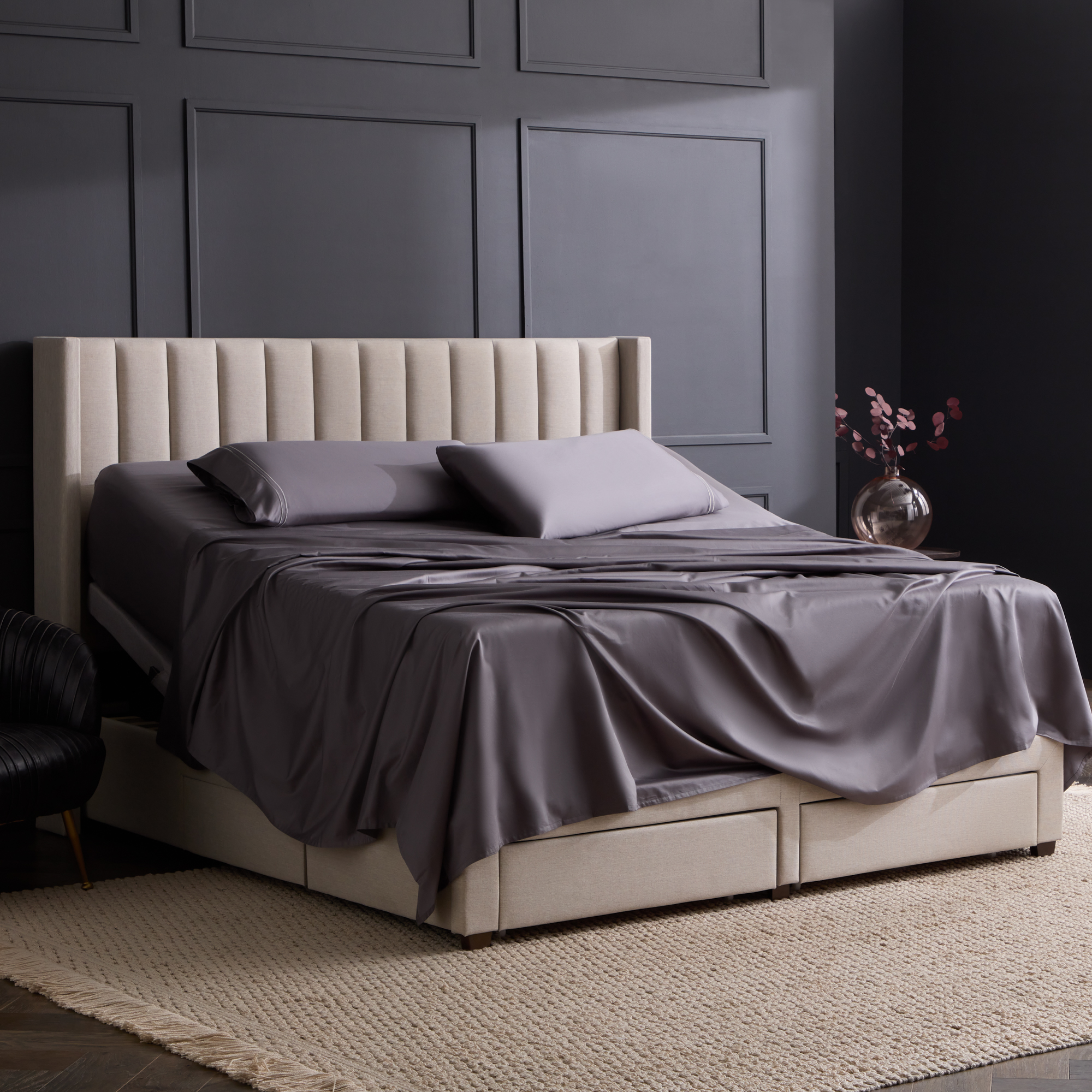 Malouf Natural Supima Cotton Sheet Set Malouf Natural Supima Cotton Sheet Set