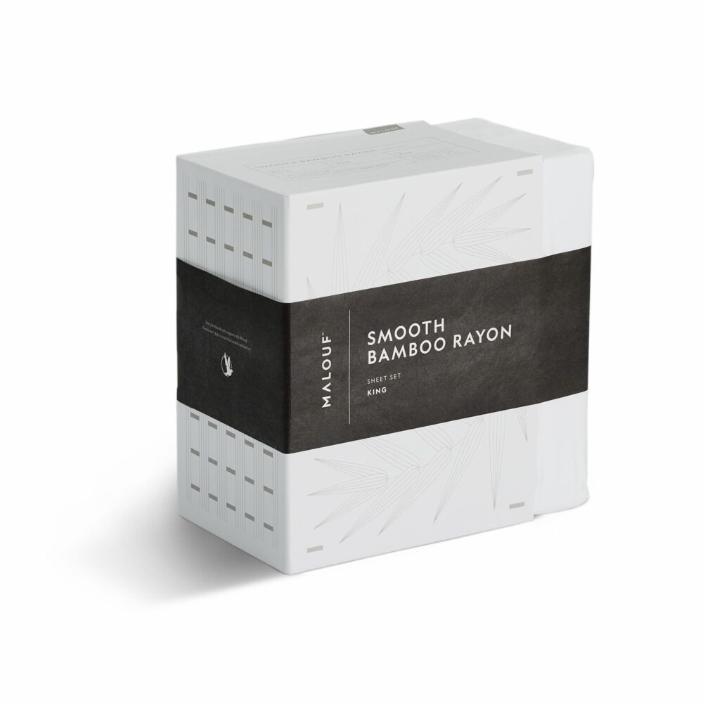 Malouf Smooth Bamboo Rayon Sheet Set