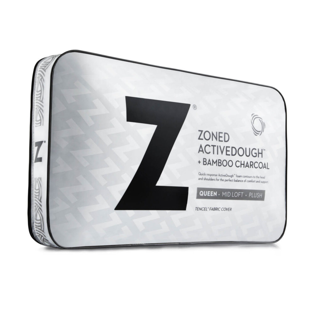 Malouf Zoned ActiveDough Bamboo Charcoal Pillow