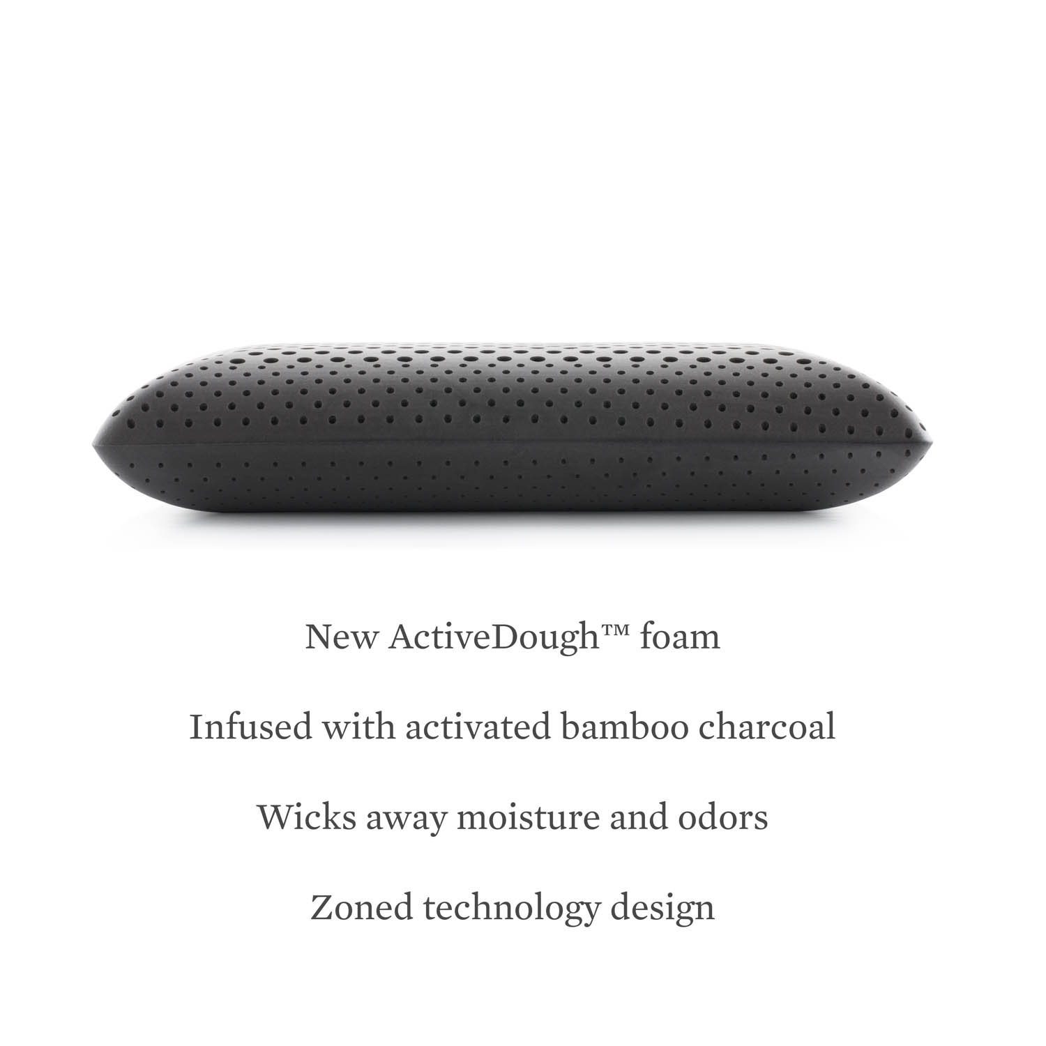 Malouf Zoned ActiveDough Bamboo Charcoal Pillow Malouf Zoned ActiveDough Bamboo Charcoal Pillow