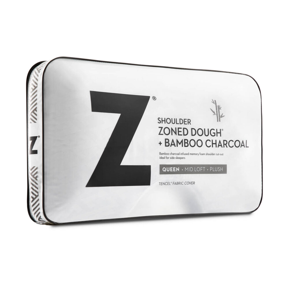 Malouf Zoned Dough Bamboo Charcoal Pillow