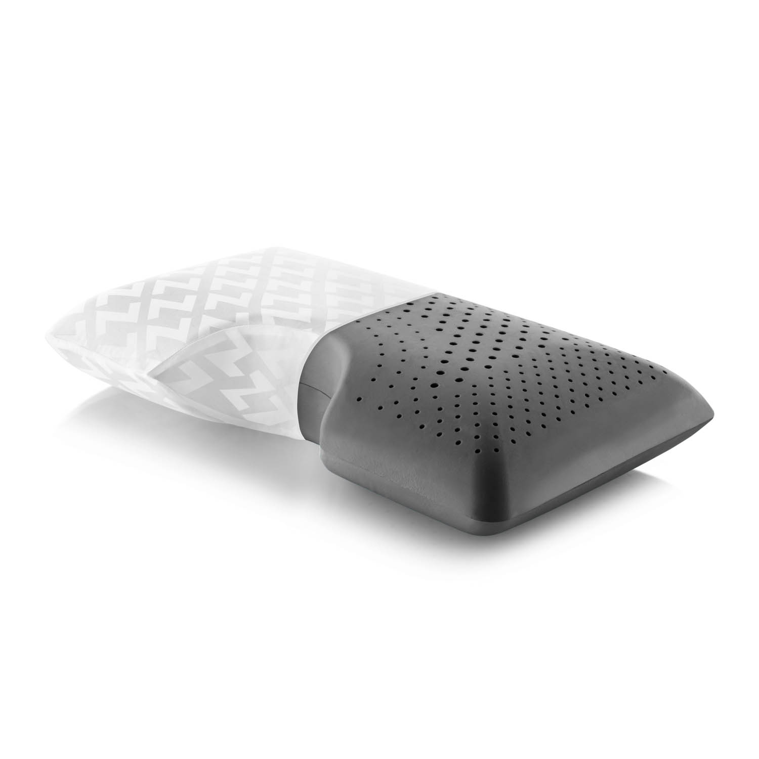 Malouf Zoned Dough Bamboo Charcoal Pillow Malouf Zoned Dough Bamboo Charcoal Pillow