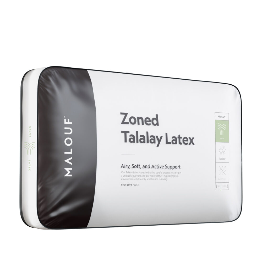 Malouf Zoned Talalay Latex Pillow