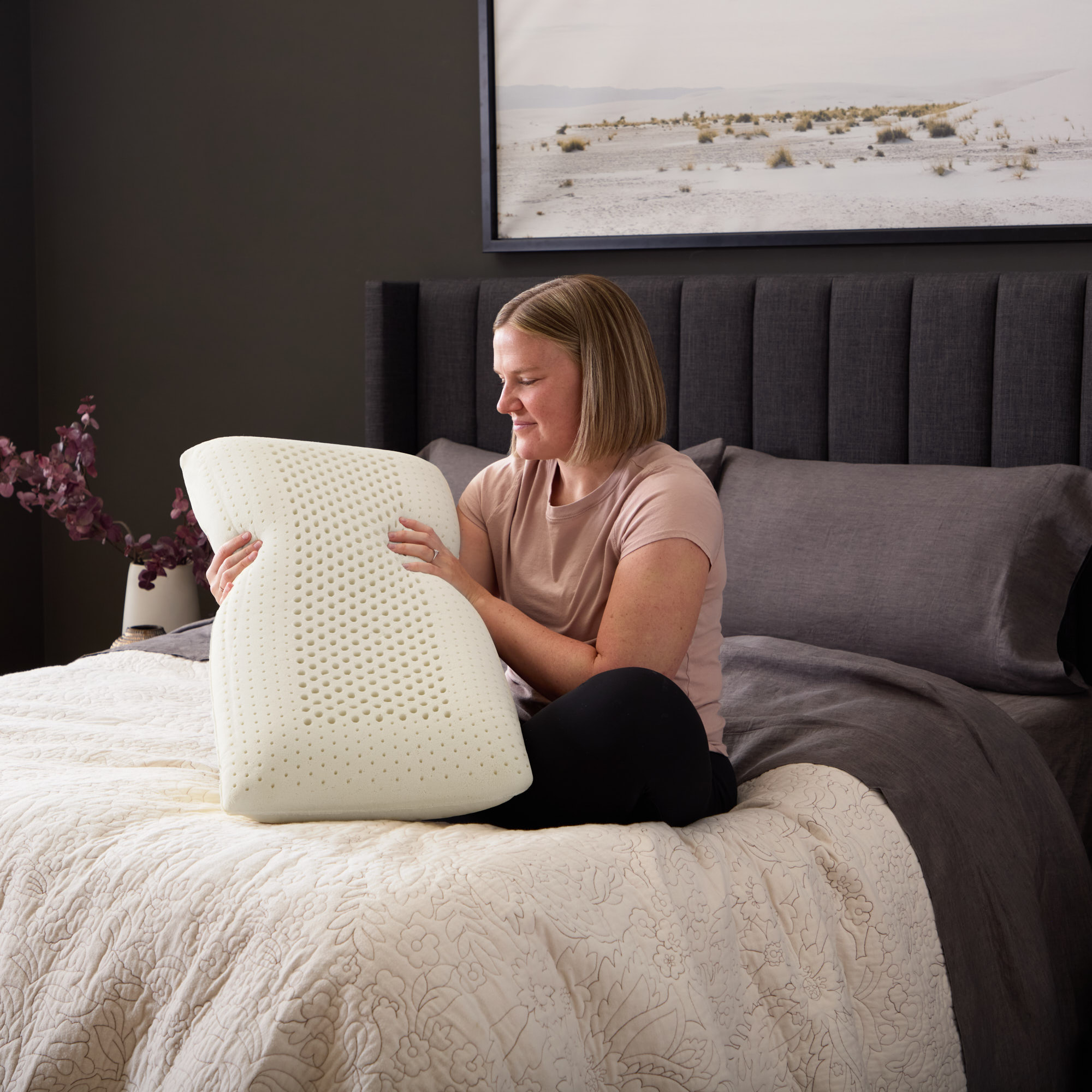 Malouf Zoned Talalay Latex Pillow Malouf Zoned Talalay Latex Pillow