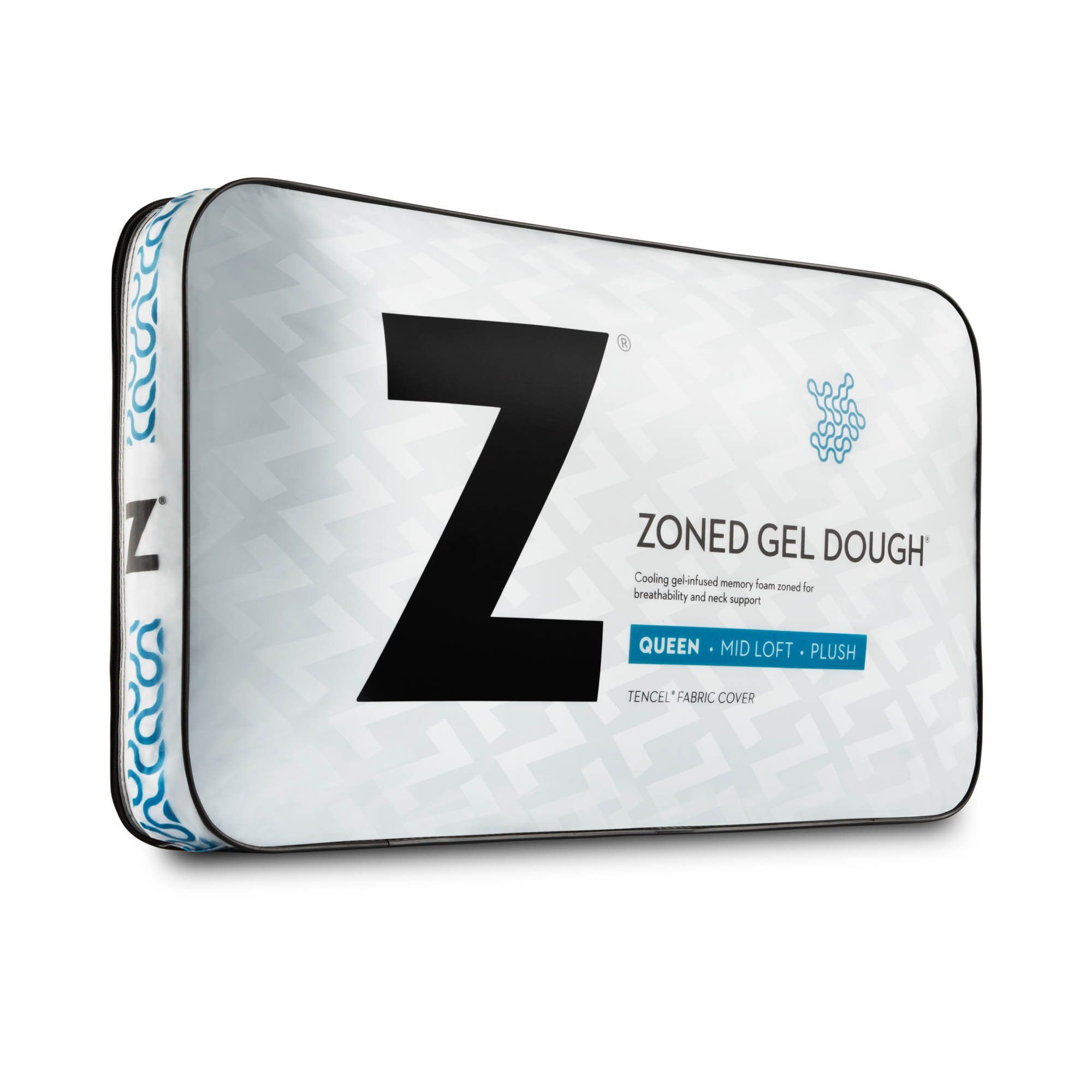 Malouf Zoned Gel Dough Pillow Malouf Zoned Gel Dough Pillow