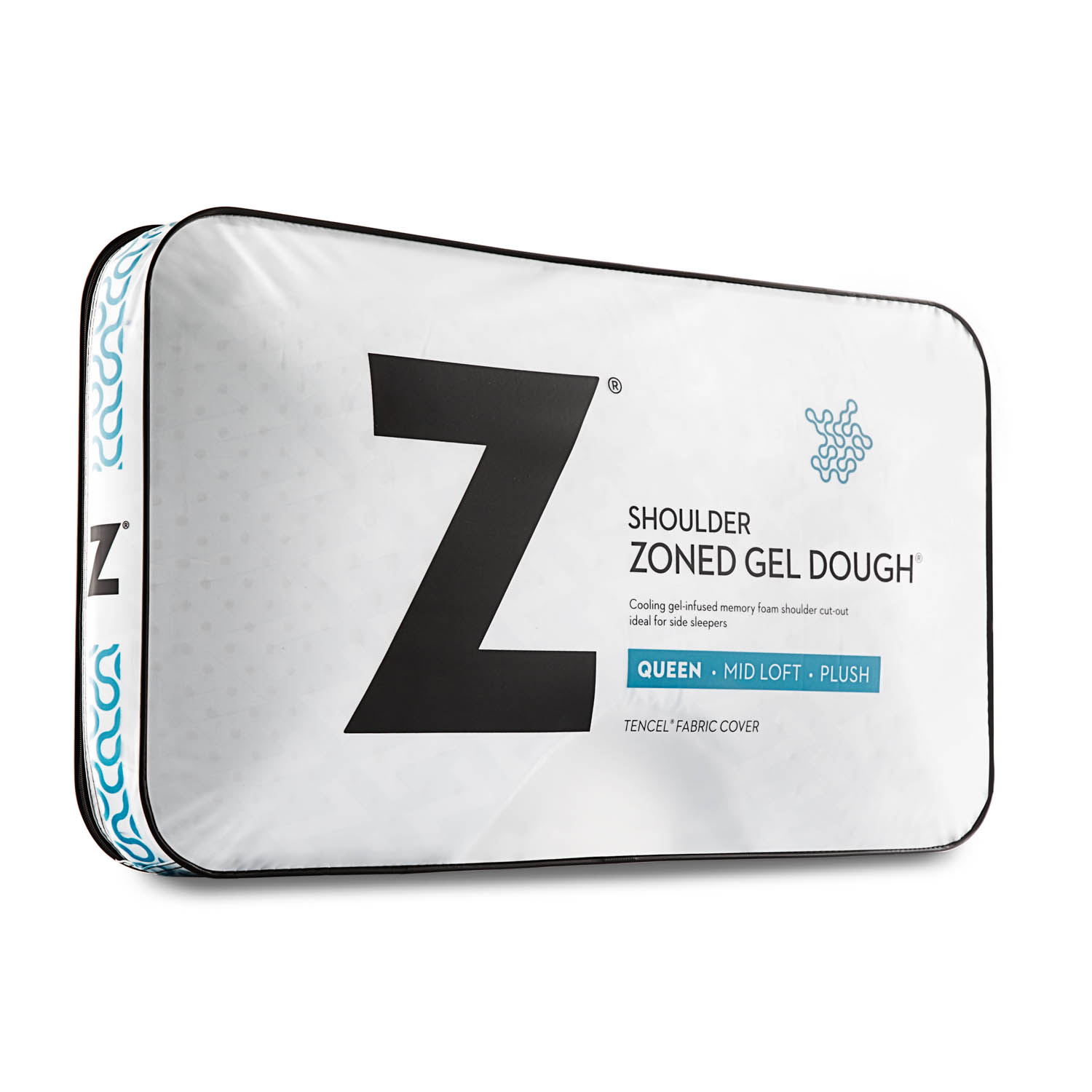 Malouf Zoned Gel Dough Pillow Malouf Zoned Gel Dough Pillow