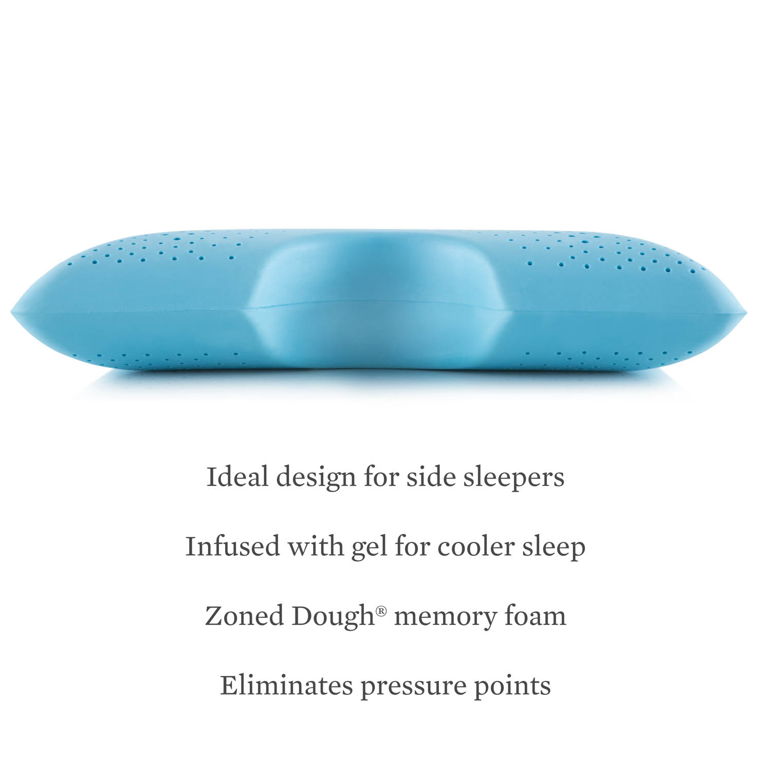 Malouf Zoned Gel Dough Pillow Malouf Zoned Gel Dough Pillow